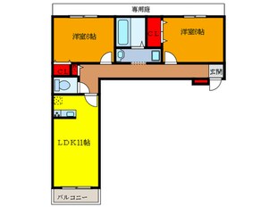 カーサカメリアの物件間取画像